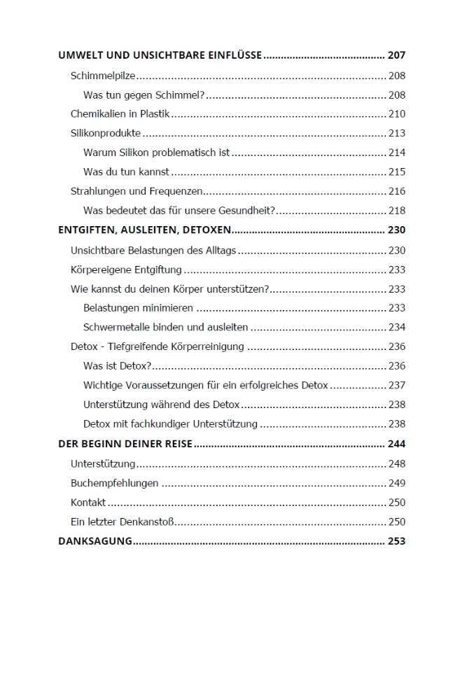 My best project is ME Inhaltsverzeichnis fünfte Seite
