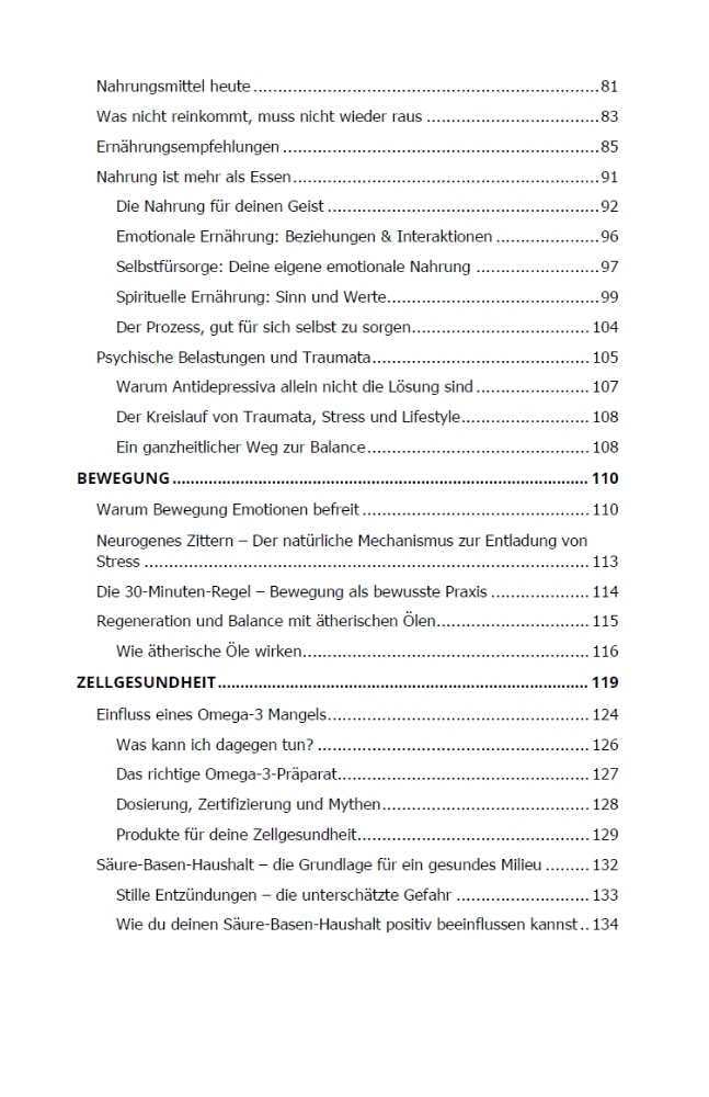 My best project is ME Inhaltsverzeichnis zweite Seite