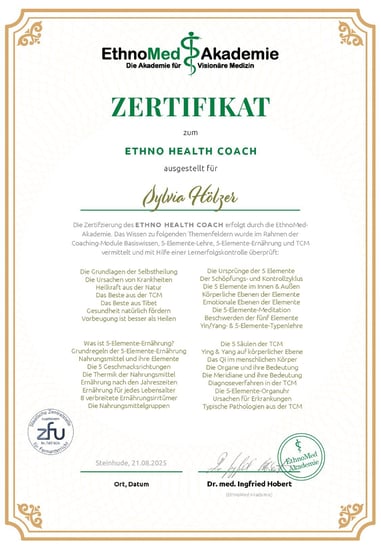 Zertifizierung als Ethno Health Coach